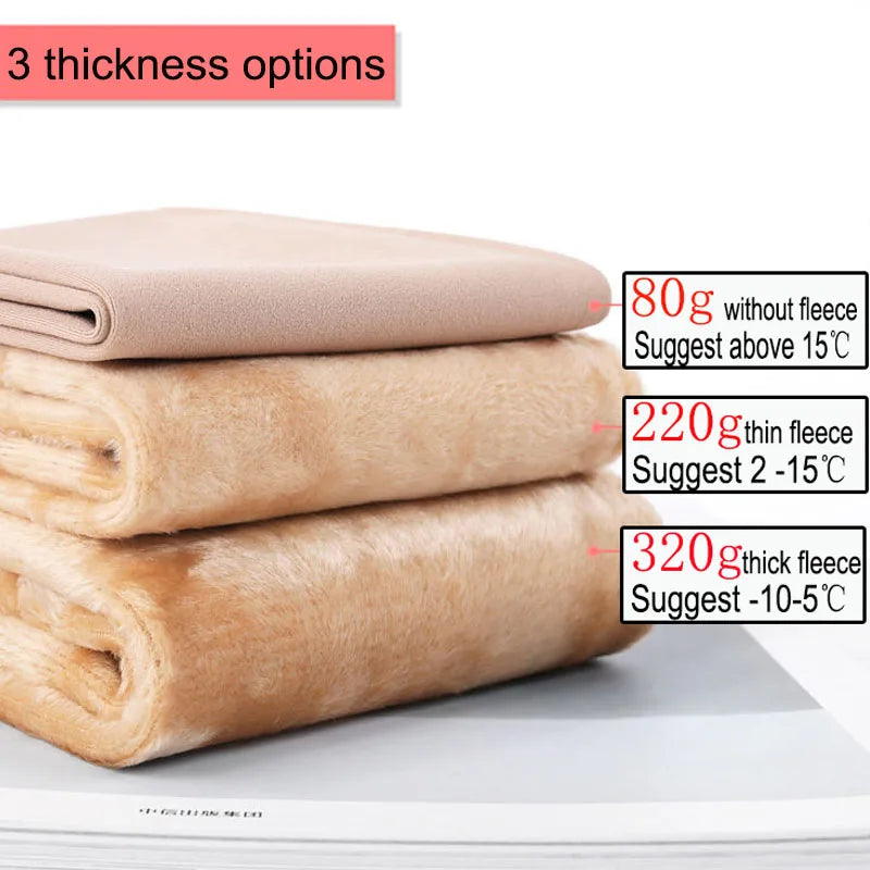 Collants doublés en polaire